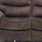 Homeroots 63in Dark Brown Microfiber Manual Reclining Love Seat 329396 - alternate 2