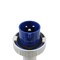 Walther-Werke Pin and Sleeve Plug, 20A, 230/250, 1 Phase, 2 Pole, Blue, Screw Terminals Wire Connection Type 219306 - alternate 5