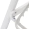 Leisuremod Marlin Patio Chaise Lounge Chair with Armrests in White Aluminum Frame, Dark Grey MLAW-77DGR - alternate 6