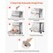 Vevor 16 Inch Pizza Dough Roller Sheeter Semi-automatic Commercial Dough Press 390W APD40 - alternate 7