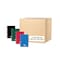 Roaring Spring Case of Wirebound Memo Notebooks, 6"x4", 46 sheets of Paper, narrow Ruled, Assorted Poly covers, PK72 14019cs - alternate 1