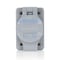 Leviton StrghtBladeRcptcl, 20A, 250VAC, Gry, Alum LNR96-4 - alternate 5