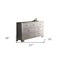 Homeroots 57" Platinum Solid and Manufactured Wood Seven Drawer Triple Dresser 486000 - alternate 5