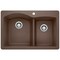 Blanco Diamond 1-3/4 Bowl Dual Deck, Cafe Brown 440213 - alternate 1
