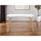 Homeroots 30" White And Natural Solid Wood Dining Table 520872 - alternate 7