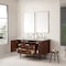 James Martin Vanities Amberly 60'' D Vanity, Mid-Century Walnut w/ Ethereal Noctis Top w/FreePower Wireless Charger 670-V60D-WLT-FENC - alternate 5