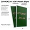 Signmission Attorney At Law, Plastic Signs Only 24 Inch x 36 Inch, Corrugated Plastic, 2PK CSB-2436-2PACK-Attorney At Law - alternate 2