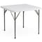 Flash Furniture Square Wh 34Sq Plastic Fold Table, 34.25" W, 34.25" L, 29.5" H, Plastic Top, White DAD-YCZ-86-GG - alternate 1