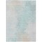 Homeroots 8' X 10' Pale Aqua Beige And Ivory Abstract Washable Indoor Outdoor Area Rug 617416 - alternate 6