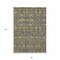 Homeroots 8' X 10' Blue and Orange Floral Washable Non Skid Indoor Outdoor Area Rug 564353 - alternate 7
