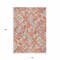 Homeroots 10' X 14' Coral And Orange Geometric Washable Indoor Outdoor Area Rug 609135 - alternate 7