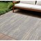 Homeroots 8' X 10' Gray And Beige Abstract Indoor Outdoor Area Rug 545519 - alternate 1
