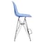 Leisuremod Cresco Acrylic Barstool - Modern ABS Plastic Counter Stool with Steel Legs & Footrest CRBL-30TBU - alternate 5