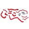Hps Performance High Temp Reinforced Silicone Radiator and Ancillary Coolant Hose Kit, Red,  57-1476-RED - alternate 1