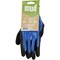 Mud H2O Womens Small Latex Coated Polyester Cobalt Blue Garden Glove SM7186B/S - alternate 1