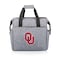Picnic Time Family Of Brands NCAA Oklahoma Sooners On The Go Lunch Bag Cooler - Soft Cooler Lunch Box, Heathered Gray 510-00-105-454-0 - alternate 1
