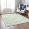 Homeroots 8' X 10' Mint Green And Ivory Polka Dot Washable Indoor Outdoor Area Rug 614920 - alternate 4