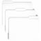 Smead File Folders, White, PK100 SMD12834 - alternate 1