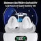 Alpha Digital Bluetooth 5.3 Clip-On Earbuds- Comfortable, 18Hr Playtime - White Q80-WT - alternate 5