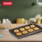 Bakken-Swiss 3-Piece Cookie Sheet Set, Non-Stick, Stackable, Gray Ceramic Coating, Dishwasher Safe BKWAV3PGY - alternate 4
