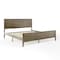 Martha Stewart Corbin King Size Solid Wood Platform Bed w/Wooden Headboard and Footboard, Brown Gray MG-090026-K-WOAK-MS - alternate 8