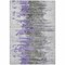 Homeroots 3' X 5' Purple Ivory And Charcoal Abstract Washable Indoor Outdoor Area Rug 582398 - alternate 5