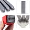 Neiko Number and Letter Punch Set with Heat-Treated Steel Punches, 1/16", 1.5MM Shaft, 36 Pc Stamp Set 02629A - alternate 4