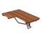 Homeroots 14" X 36" Brown Teak Wall Mount Rectangular Shower Bench 549346 - alternate 1