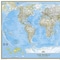 National Geographic World Classic Map, Enlarged and Laminated, 69.25'' x 48'' RE00622003 - alternate 2