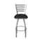 Holland Bar Stool Co 410 Jackie Stainless Steel 36in Swivel Bar Stool with Canter Espresso Seat 41036SS003 - alternate 5