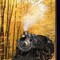Homeroots Set Of Two Vintage Locomotives Black Framed Print Wall Art, 2PK 405880 - alternate 4
