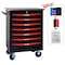 Wrightmaster 22 in. W x 13.6 in. D 7-Drawer Metal Roller Cabinet Tool Chest in Black ZR-245256 - alternate 6
