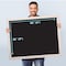 Crestline Products 36 x 48 Wood Framed Black Chalkboard 34200 - alternate 2