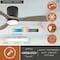 Vaxcel Maplewood, 52 in, Black Flush Mount Ceiling Fan, Oak Blades, LED, Remote, DC F0136 - alternate 6