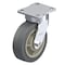 Zoro Select Kingpinless Swivel Plate Caster, 600lb, Single Ball P25S-PRP060R-14 - alternate 1