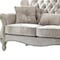 Homeroots 69in Ivory Chesterfield Loveseat and Toss Pillows 374220 - alternate 3