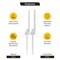 Brixwell 16 in L Ball Bearing Side Mount Drawer Slides Less Bracket For kitchen And Cabinet Hardware White BX613NBW - alternate 5