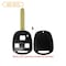 Aks Keys 1998 - 2014 Toyota Key Fob Shell 3B - TR47 - Black RS-TOYOTA-23 - alternate 2