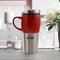 Mr Coffee Mr. Coffee Traverse 3 Piece 16 Ounce Stainless Steel and Ceramic Travel Mug in Assorted Colors 72791.02 - alternate 4