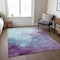 Homeroots 8' X 10' Sky Blue And Purple Abstract Washable Indoor Outdoor Area Rug 604842 - alternate 7