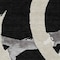 Homeroots 3' X 5' Black Ivory And Gray Abstract Washable Indoor Outdoor Area Rug 599106 - alternate 4