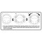Plasticolor STEERING WHEEL COVER For 1412 To 1512 Inch Wheels Gray Dodge Ram Deluxe Elite Logo 006697R25 - alternate 3