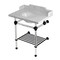 Kingston Brass 30-Inch Carrara Marble Console Sink with Acrylic Legs and Shelf, 8-Inch, 3-Hole LMS30MAB0 - alternate 1