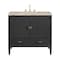 James Martin Vanities Myrrin 36" Vanity, Carbon Oak, w/ 3 CM Tajnar Eclos Top 485-V36-CBO-3TJR - alternate 1