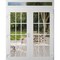Vdomdoors Front Exterior Prehung Metal-Plastic Double Doors Clear Glass / MANUX 8355 White Silk / Office Comm MANUX8355DEXD-WS-W72xH80+16-RH-I - alternate 1