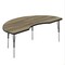 Correll Kidney HPL Activity Table, 72 in W, 36 in L, 19 in to 29 in H, Particleboard, Colonial Hickory A3672-KID-53 - alternate 1