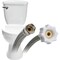 Fluidmaster Click Seal 3/8'' Comp x 7/8'' Ballcock x 12'' L Braided Stainless Steel Toilet Connector B1T12CS - alternate 3