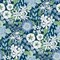 A-Street Prints Karina Blue Wildflower Garden Wallpaper 4066-26524 - alternate 1