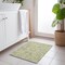 Homeroots 2' X 3' Artichoke Green Oriental Washable Non Skid Indoor Outdoor Area Rug 563736 - alternate 7