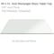Fab Glass And Mirror 30inin x 72inin Rectangle 3/8inin in Thick Tempered Flat Edge Polish Radius Corner Glass Table Top T-30x72REC10THFLTE - alternate 1